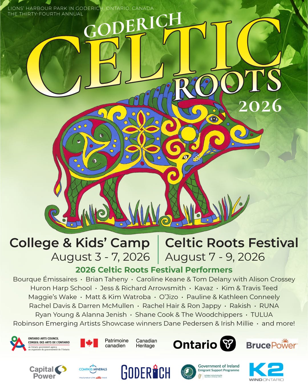 Celtic Roots Festival de Goderich